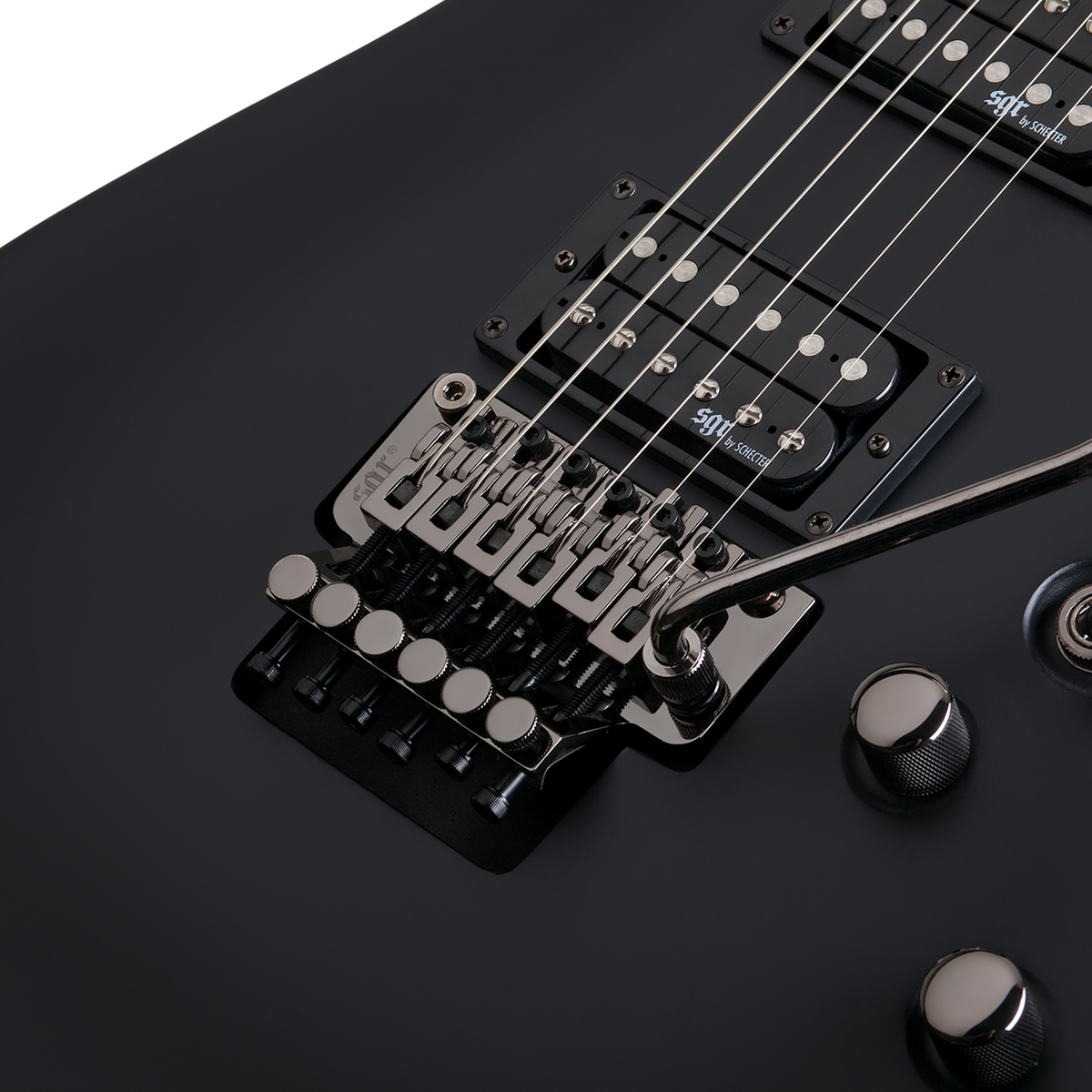 SGR by Schecter C-1 FR Midnight Satin Black Guitarra Eléctrica 6 Cuerdas
