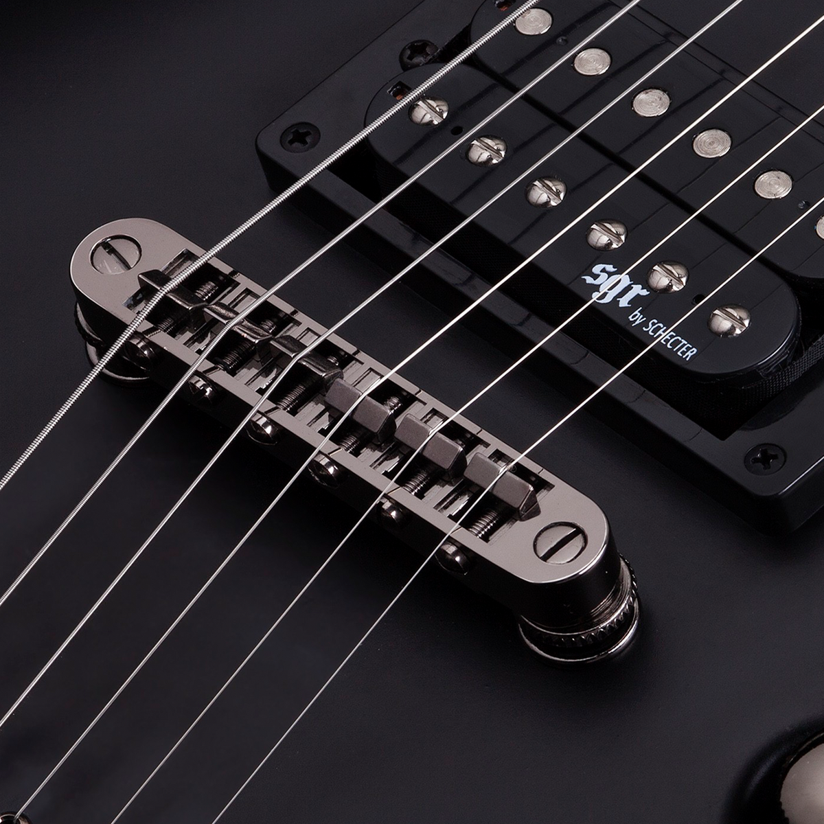 SGR by Schecter C-1 Gloss Black Guitarra Eléctrica 6 Cuerdas