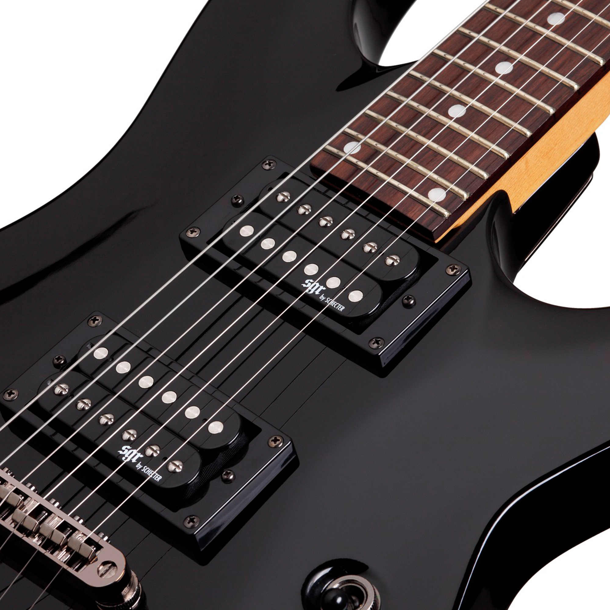 SGR by Schecter C-1 Gloss Black Guitarra Eléctrica 6 cuerdas