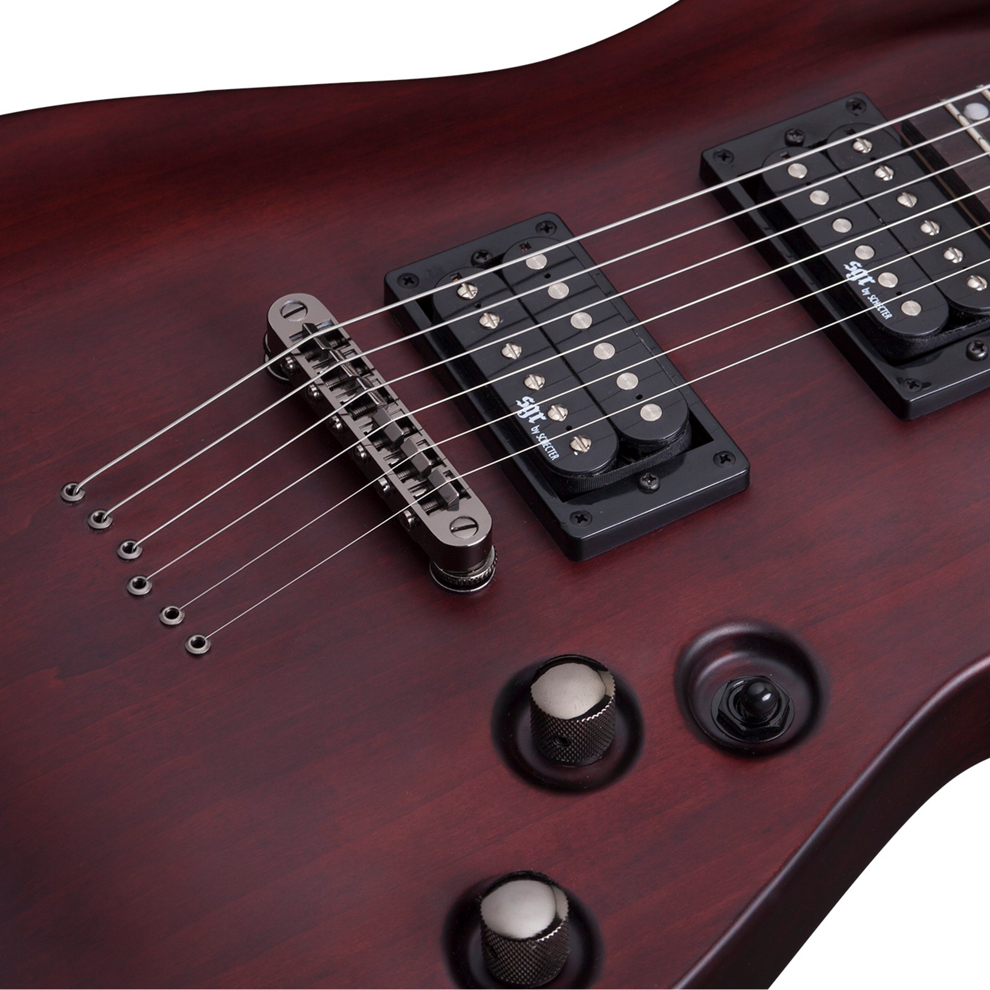 SGR by Schecter C-1 Walnut Satin Guitarra Eléctrica 6 cuerdas