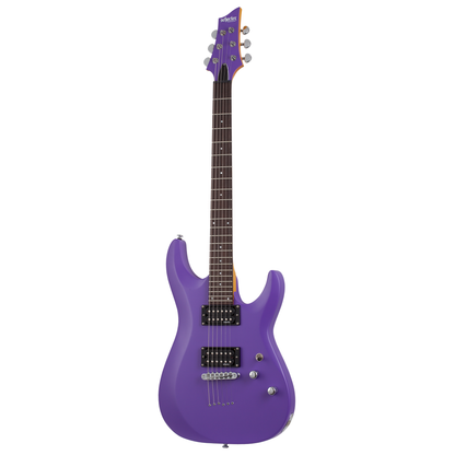 Schecter C-6 Deluxe Satin Purple Guitarra Eléctrica 6 cuerdas