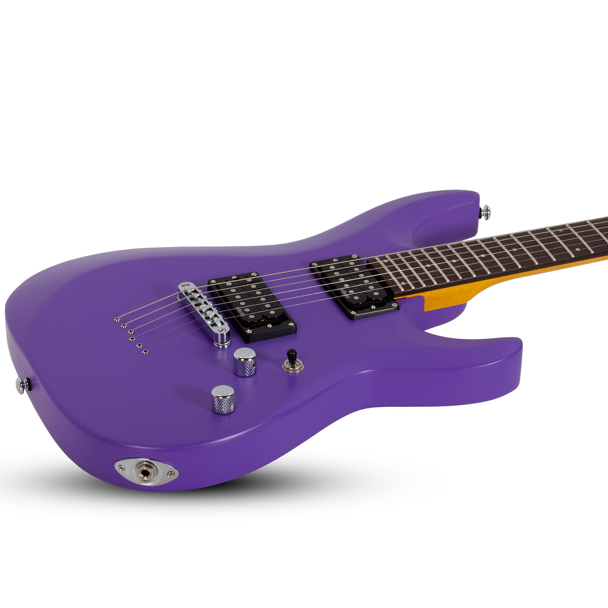 Schecter C-6 Deluxe Satin Purple Guitarra Eléctrica 6 cuerdas