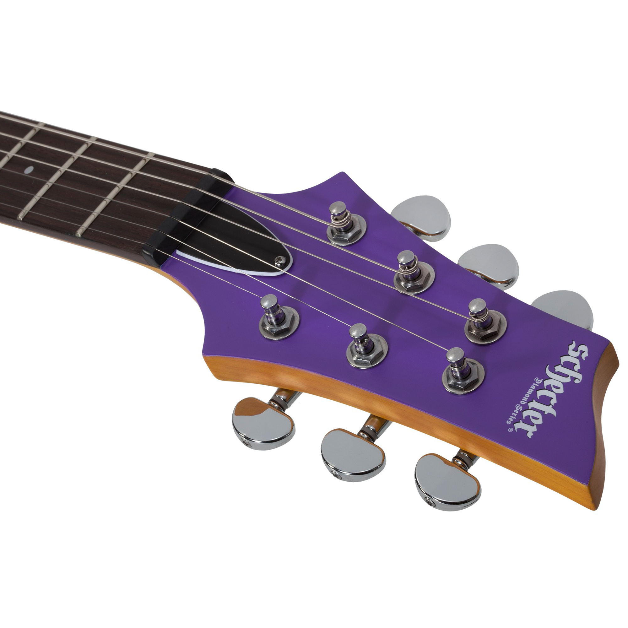 Schecter C-6 Deluxe Satin Purple Guitarra Eléctrica 6 cuerdas