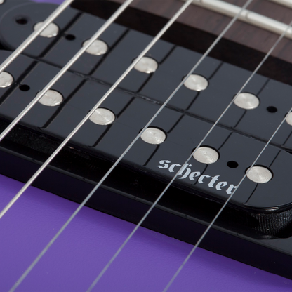 Schecter C-6 Deluxe Satin Purple Guitarra Eléctrica 6 cuerdas