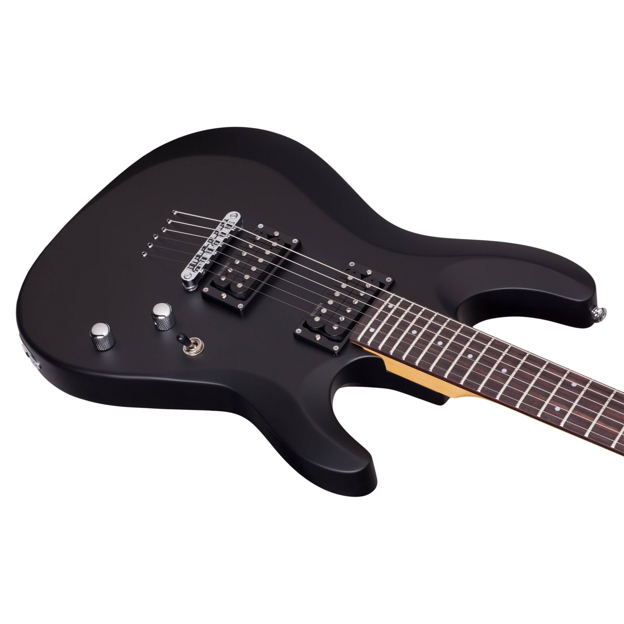 Schecter C-6 Deluxe Satin Black Guitarra Eléctrica 6 cuerdas