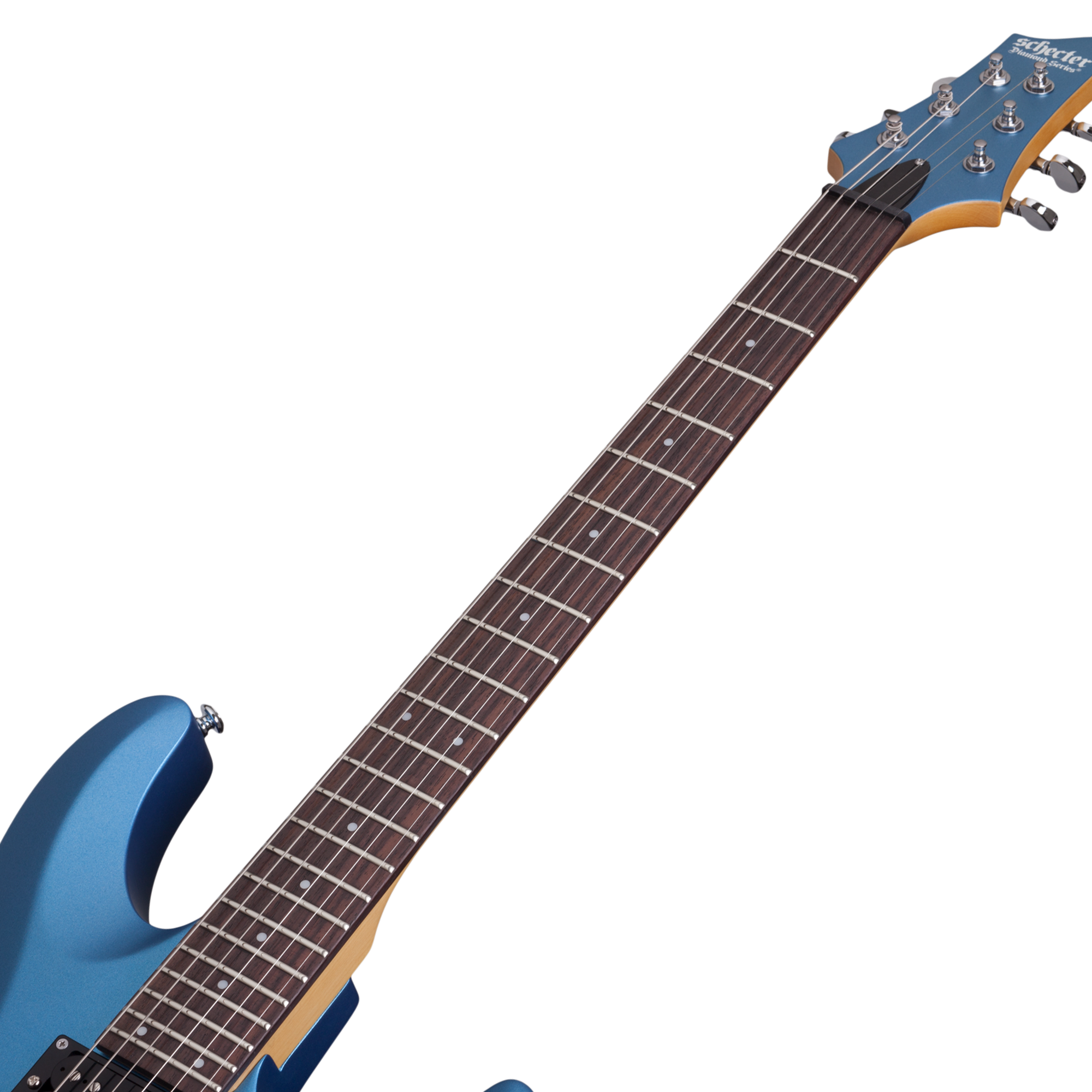 Schecter C-6 Deluxe Satin Metallic Light Blue Guitarra Eléctrica 6 cuerdas