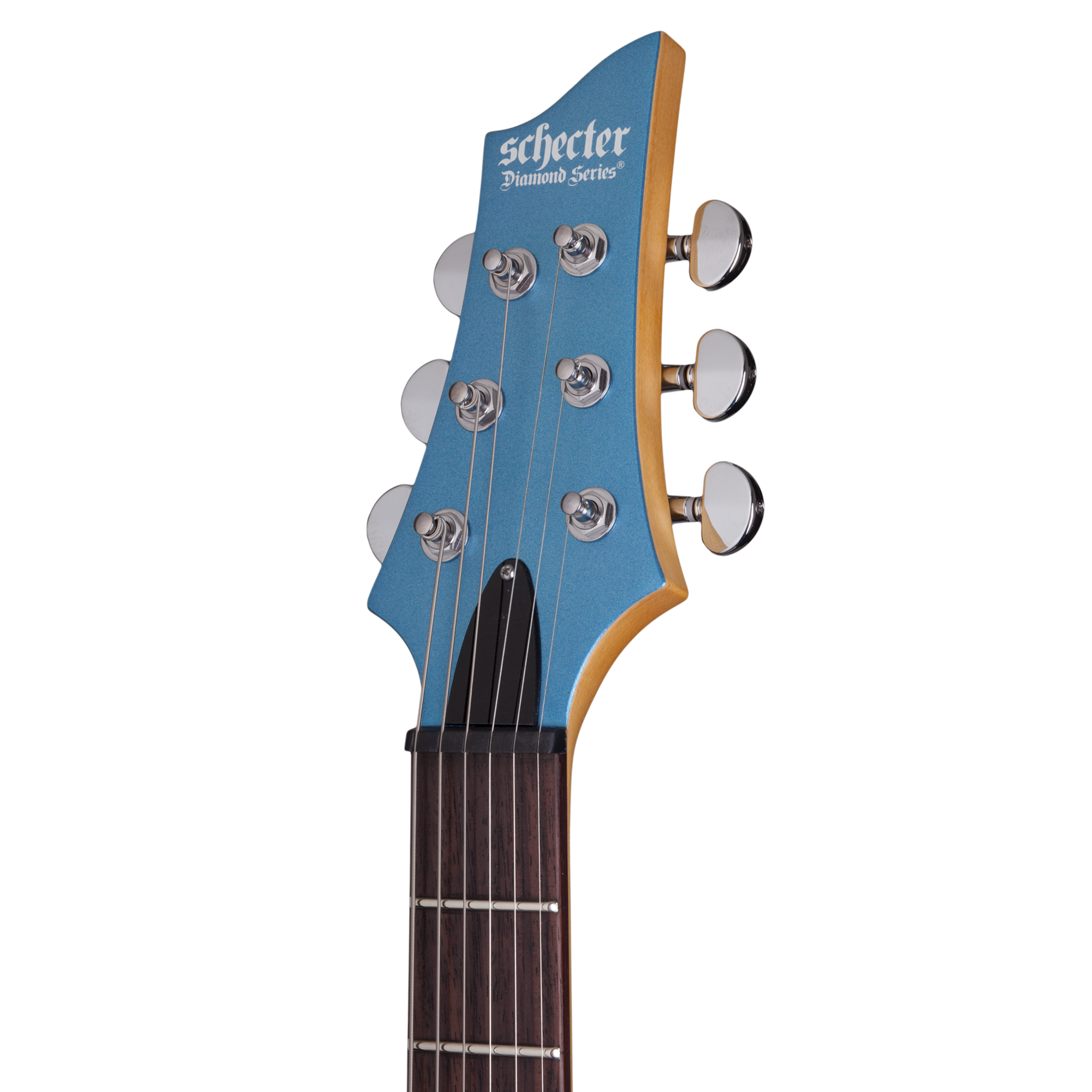 Schecter C-6 Deluxe Satin Metallic Light Blue Guitarra Eléctrica 6 cuerdas