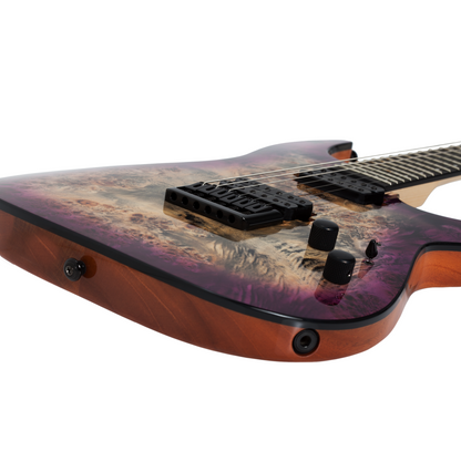 Schecter C-6 Pro Aurora Burst Guitarra Eléctrica 6 cuerdas