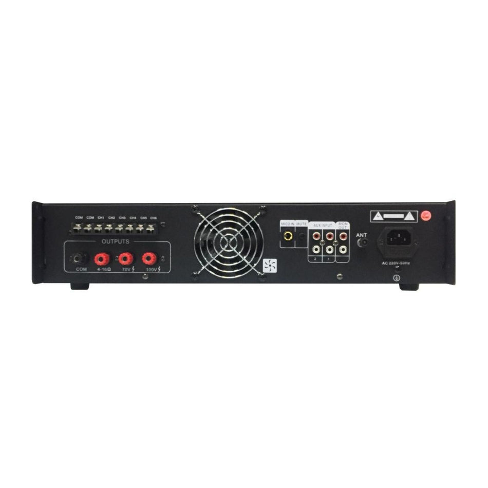 Accuracy Pro Audio CBT250 Amplificador de Línea 6 Zonas