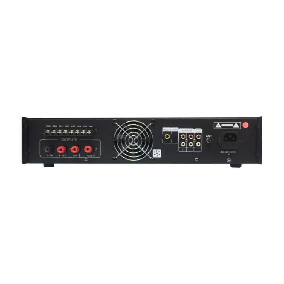 Accuracy Pro Audio CBT550 Amplificador de Línea 6 Zonas