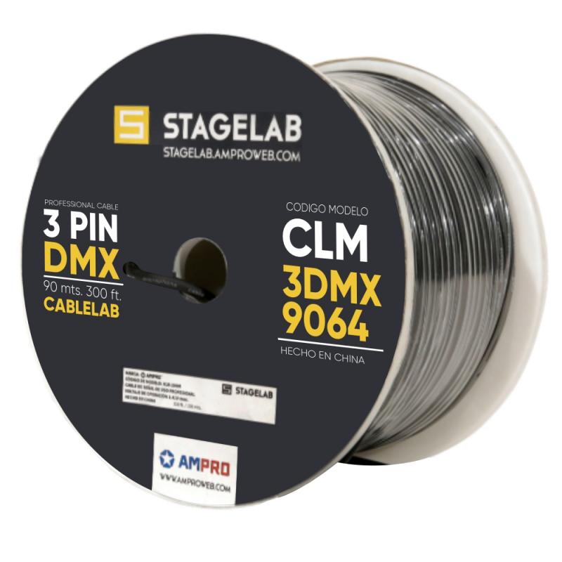 Stagelab CLM3DMX9064 Cable DMX Rollo 90mts