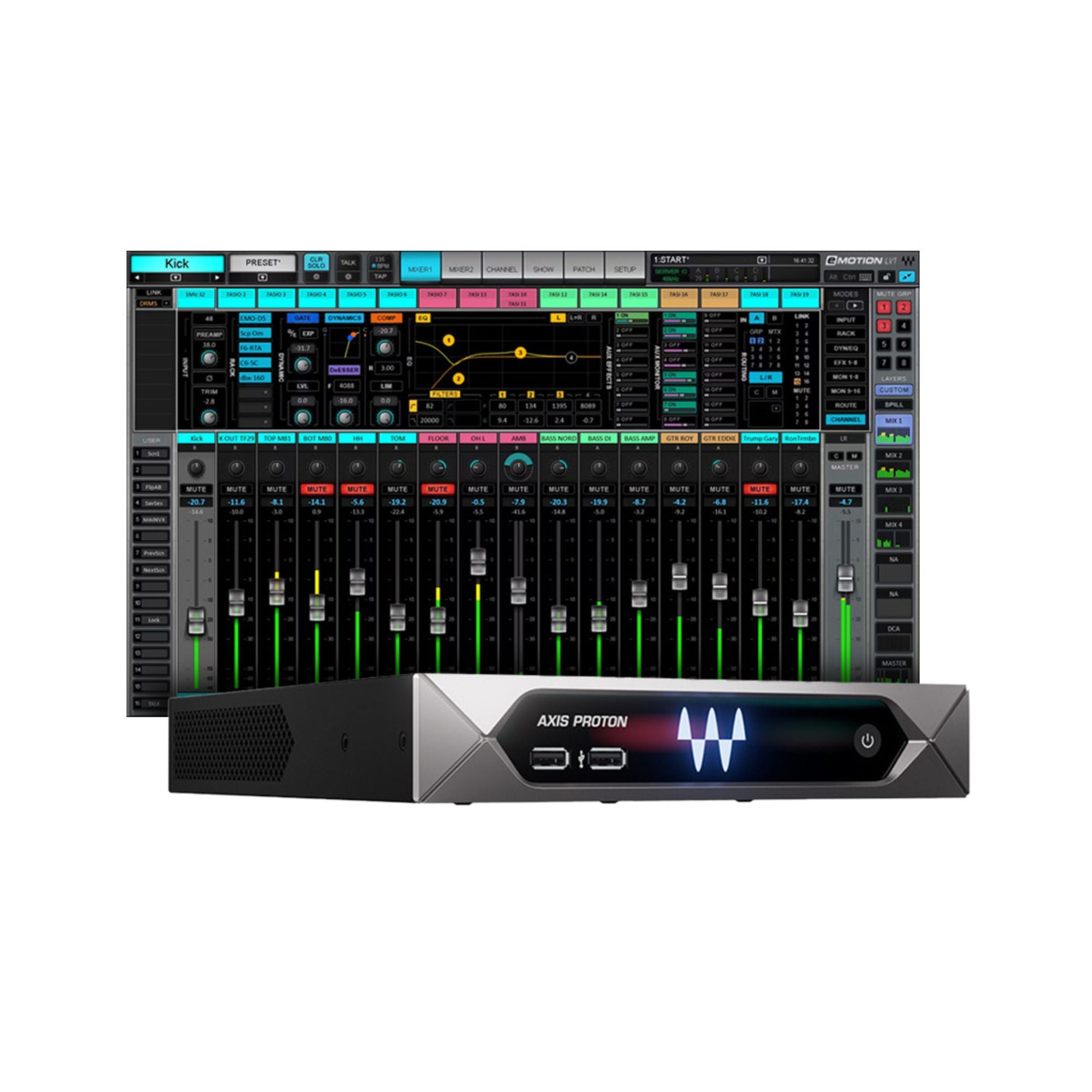 Waves CMBLV16CORESB LV1 Mixer 16 Core Combo