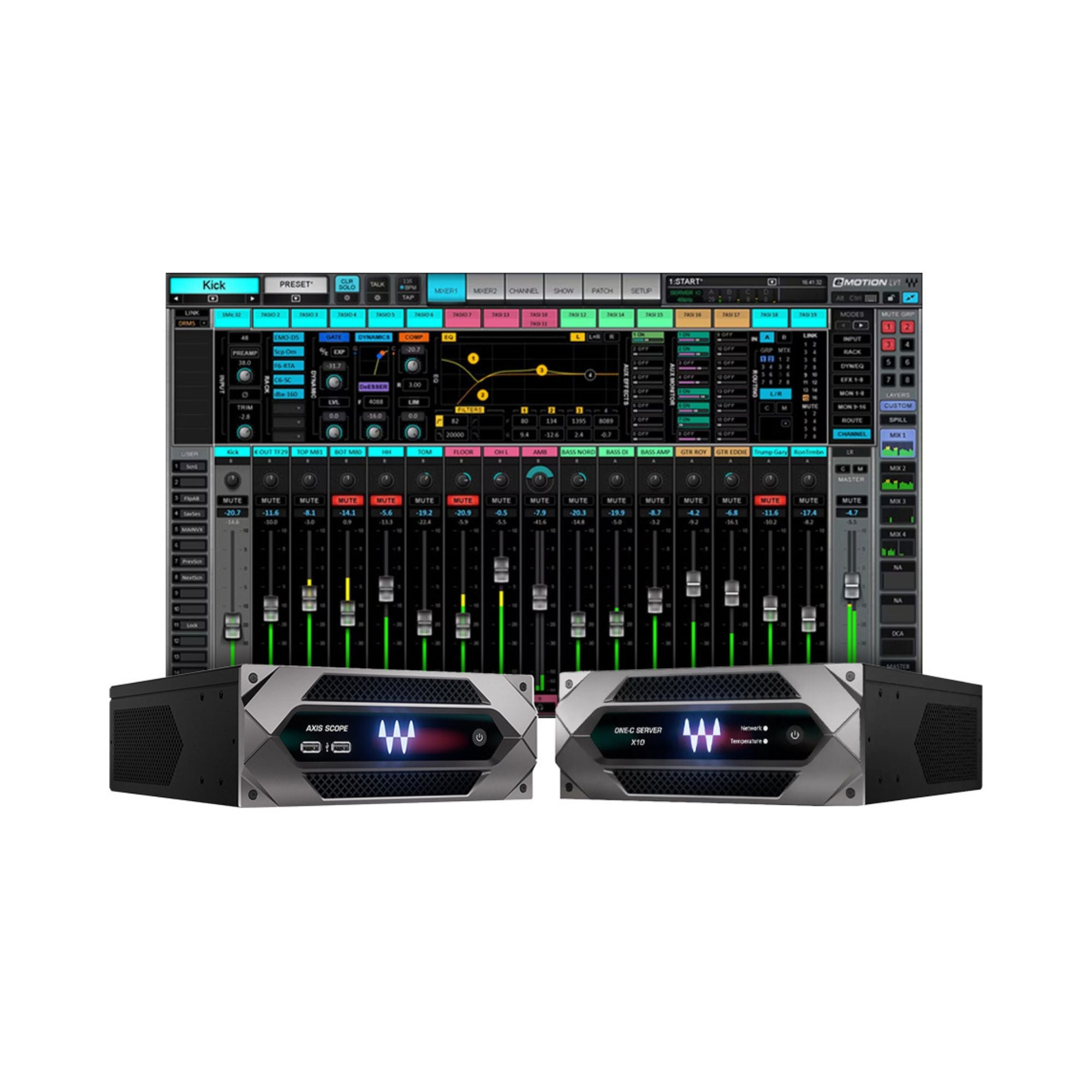 Waves CMBLV32CORESB LV1 Mixer 32 Core Combo