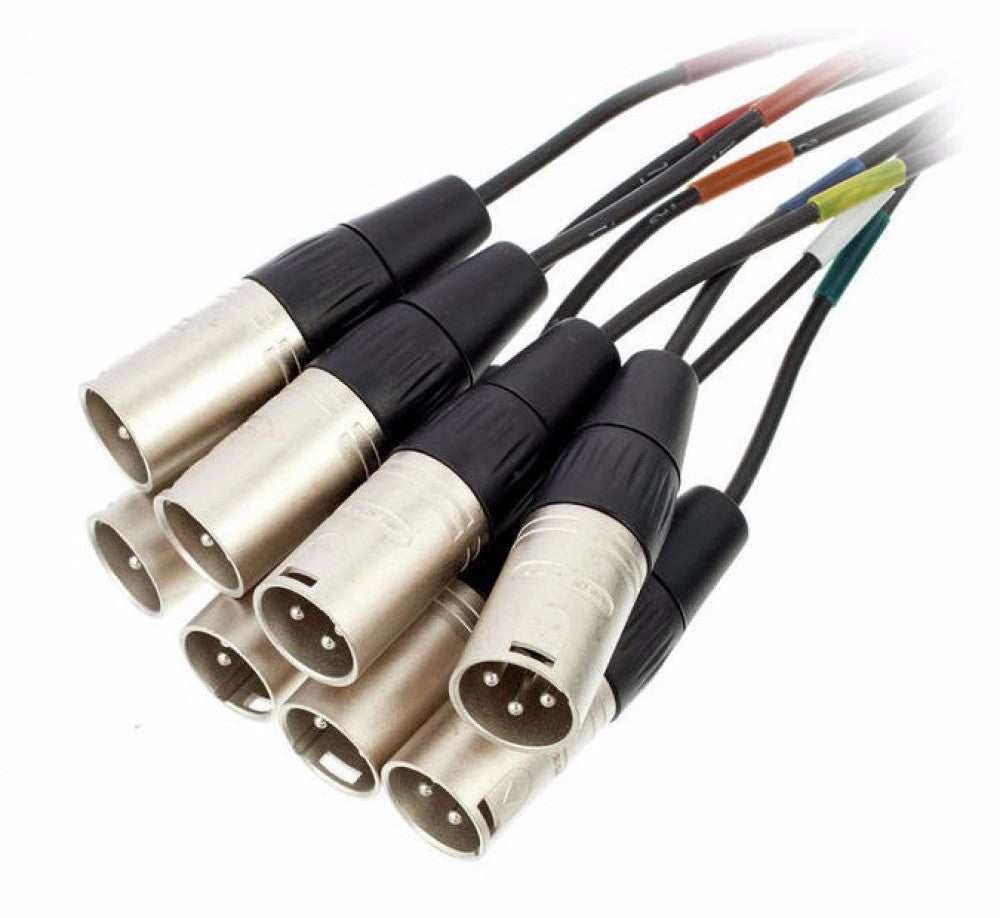 Cordial CML80FM5C Cable Snake 8x8 XLR Macho a XLR Hembra - 5mts