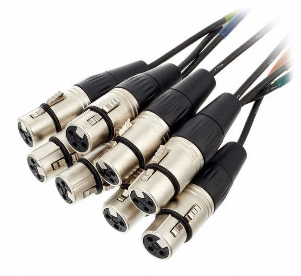 Cordial CML80FM5C Cable Snake 8x8 XLR Macho a XLR Hembra - 5mts