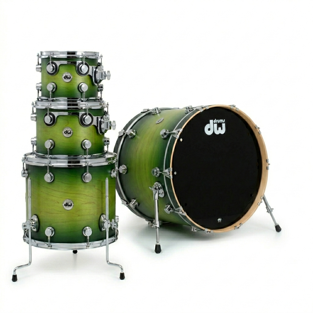 Dw Drums Shellpack Collector's Series® 4Pcs Lime Green