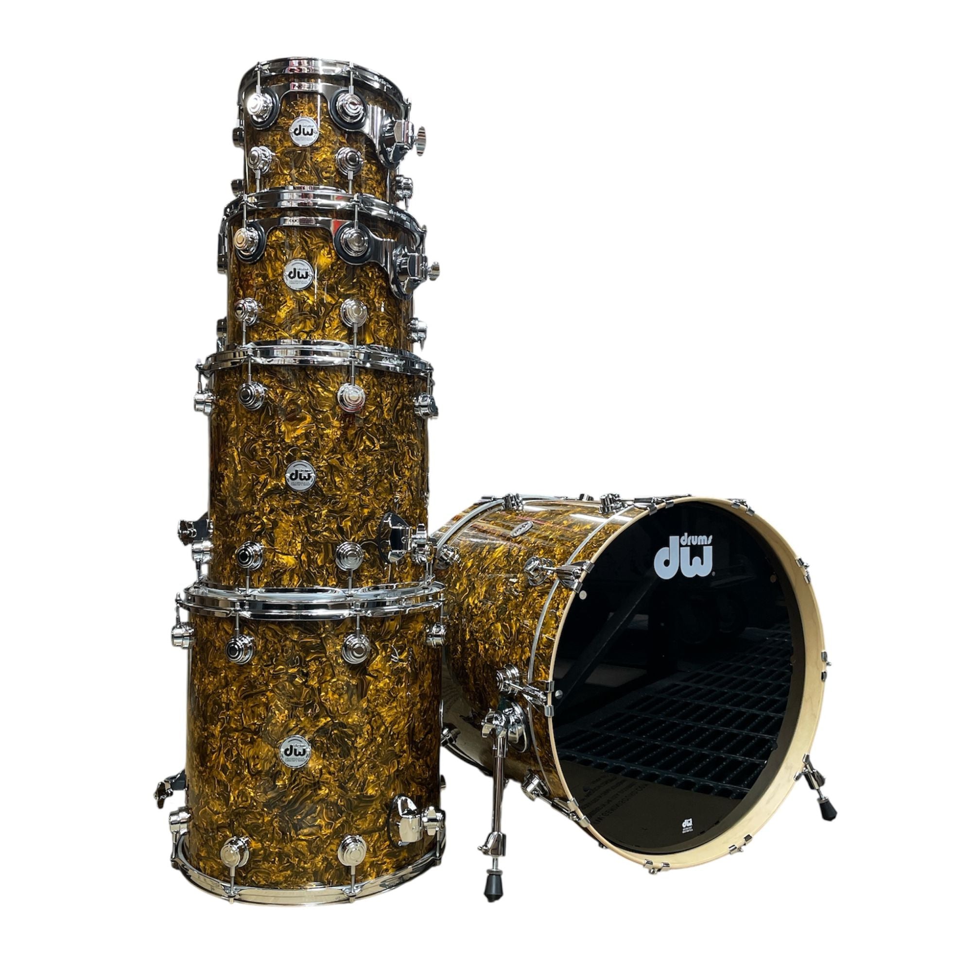 DW Drums Shellpack Collector Series 5Pcs Gold Abalone