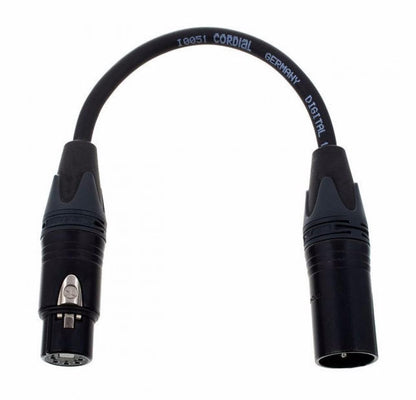 Cordial CPD015FM53 Cable Adaptador XLR 15cms