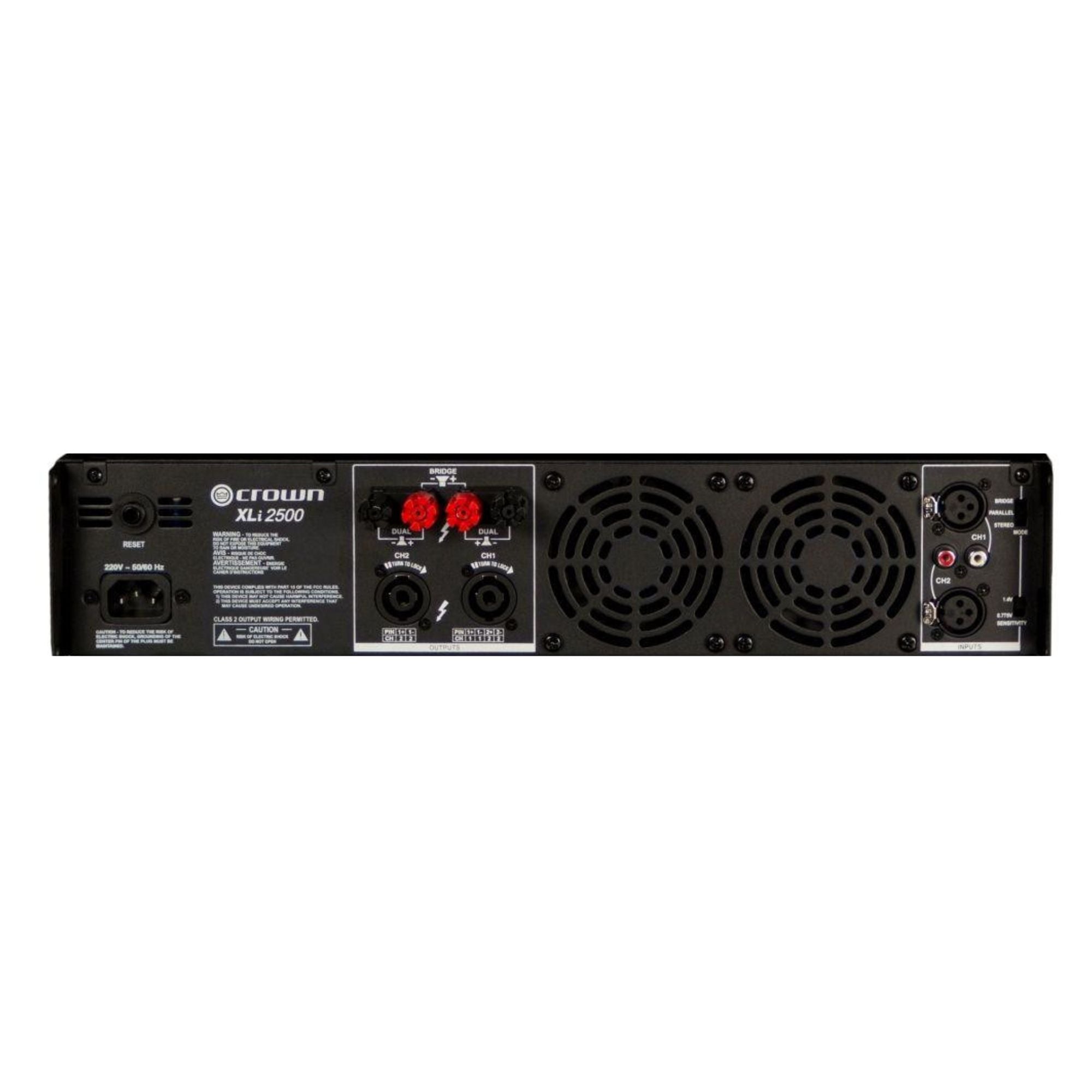 Crown XLI2500 Amplificador de Potencia 2 canales