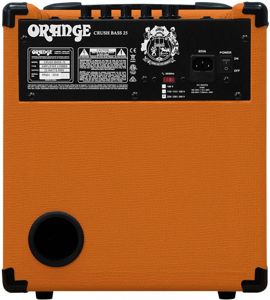 Orange CRUSHBASS25 Amp Combo Bajo 1x8" - 25W