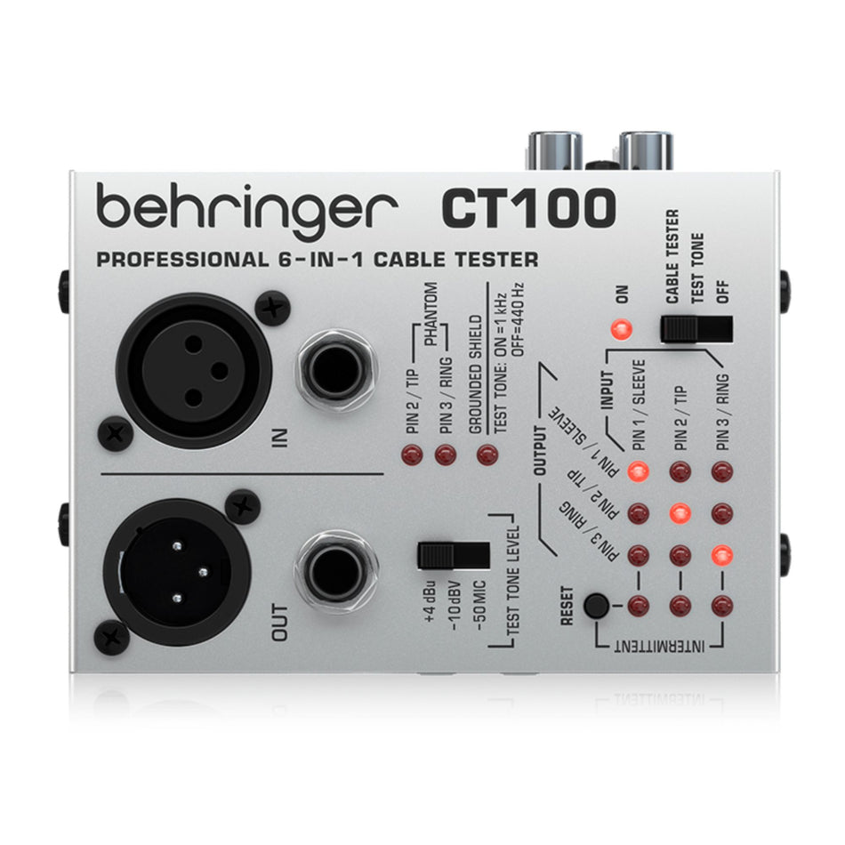 Behringer CT100 Probador de Cables 6 en 1