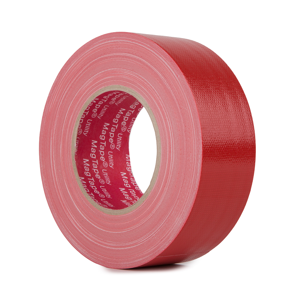 Mag Tape CTGLOSSUT50R Gaffer Utility Gloss Red Interiores y Exteriores 50mm x 50m