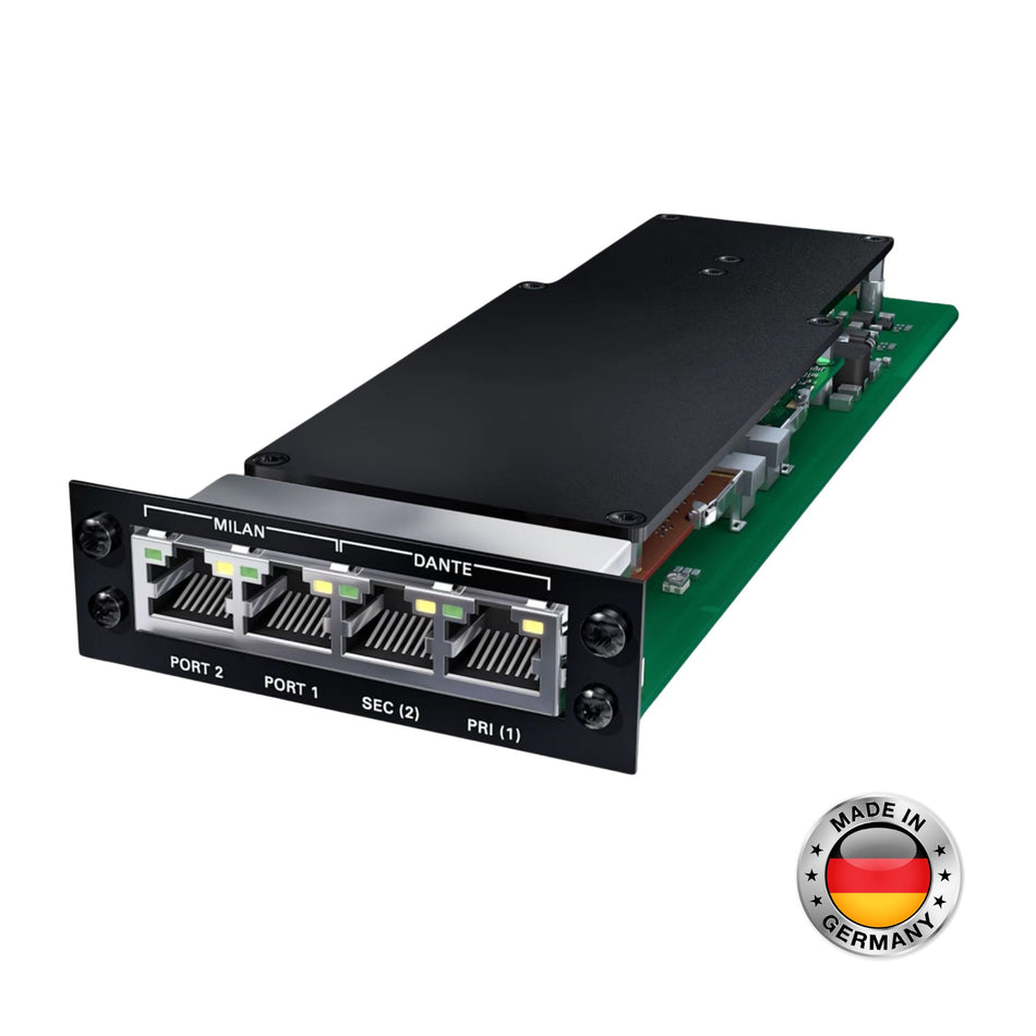 DirectOut DANTE.MILAN.SRC.IO 128ch - 64ch Dante + 64ch AVB/MILAN con HD SRC