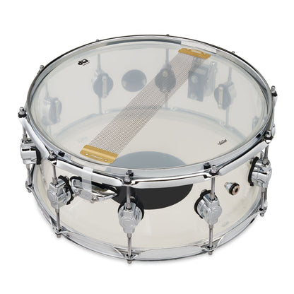 DW Drums Design Series Caja de Batería 14x6" Clear Acrylic