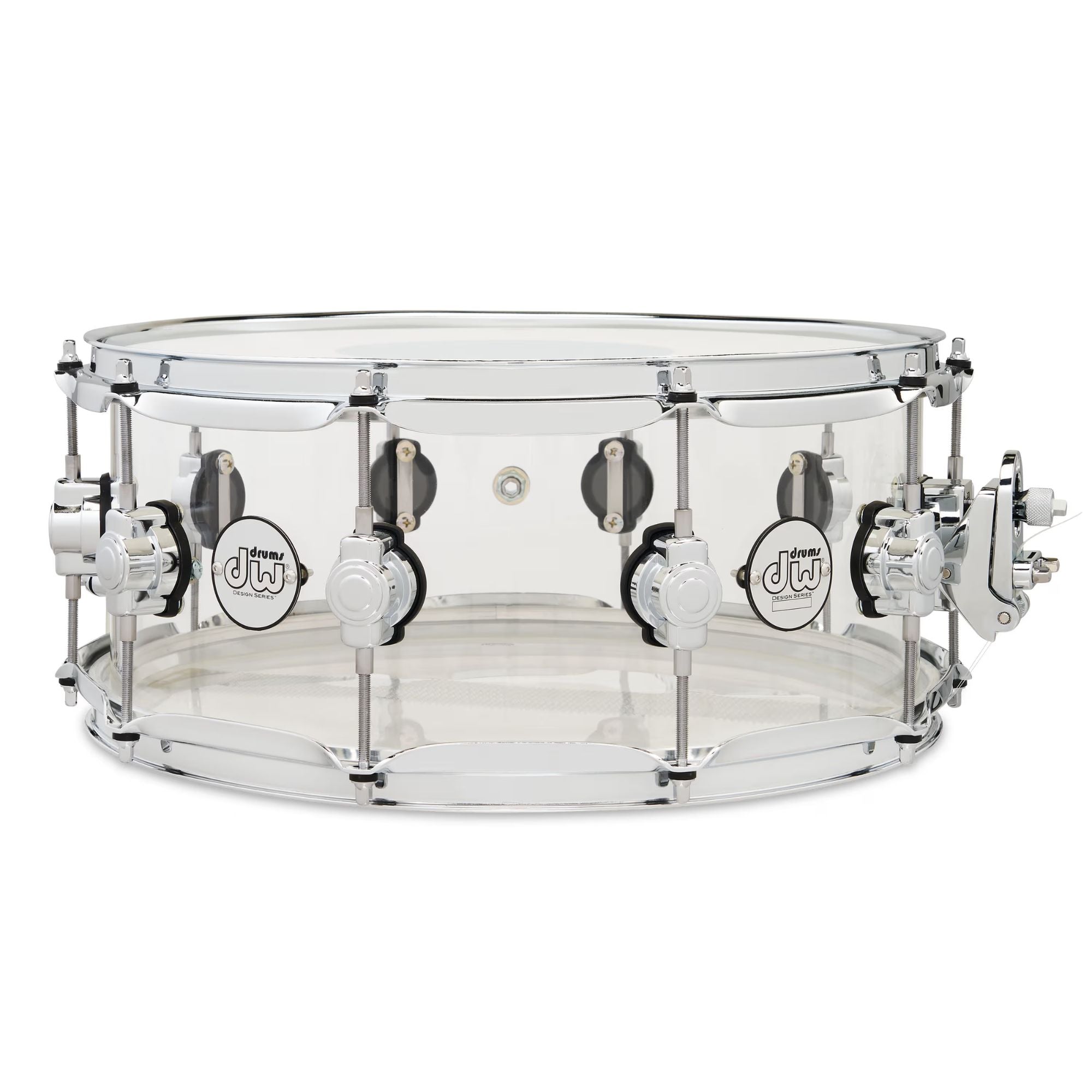 DW Drums Design Series Caja de Batería 14x6" Clear Acrylic