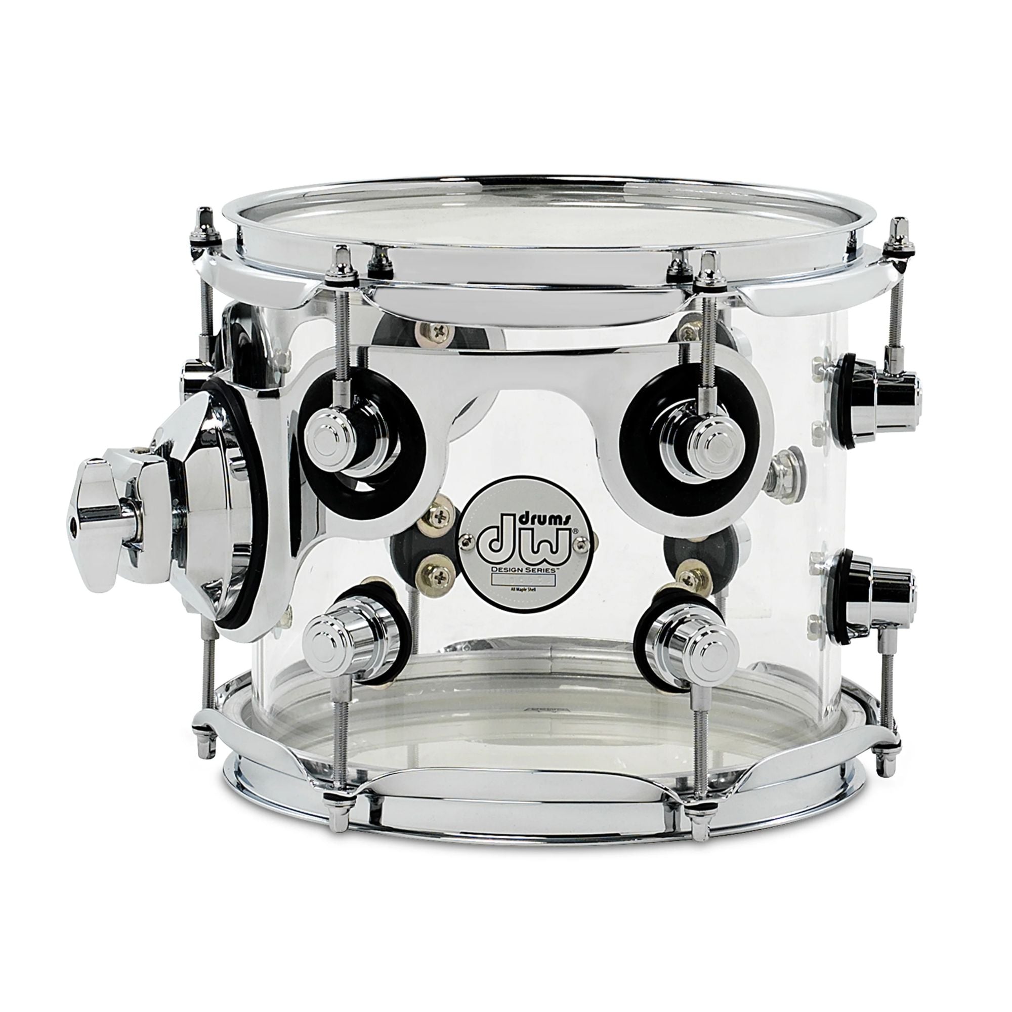 DW Drums Design Series Tom Rack 8x7" Clear Acrylic