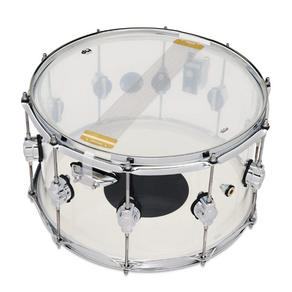 DW Drums DDAC0814SSCL1 Caja Design 14"x8" de Acrílico