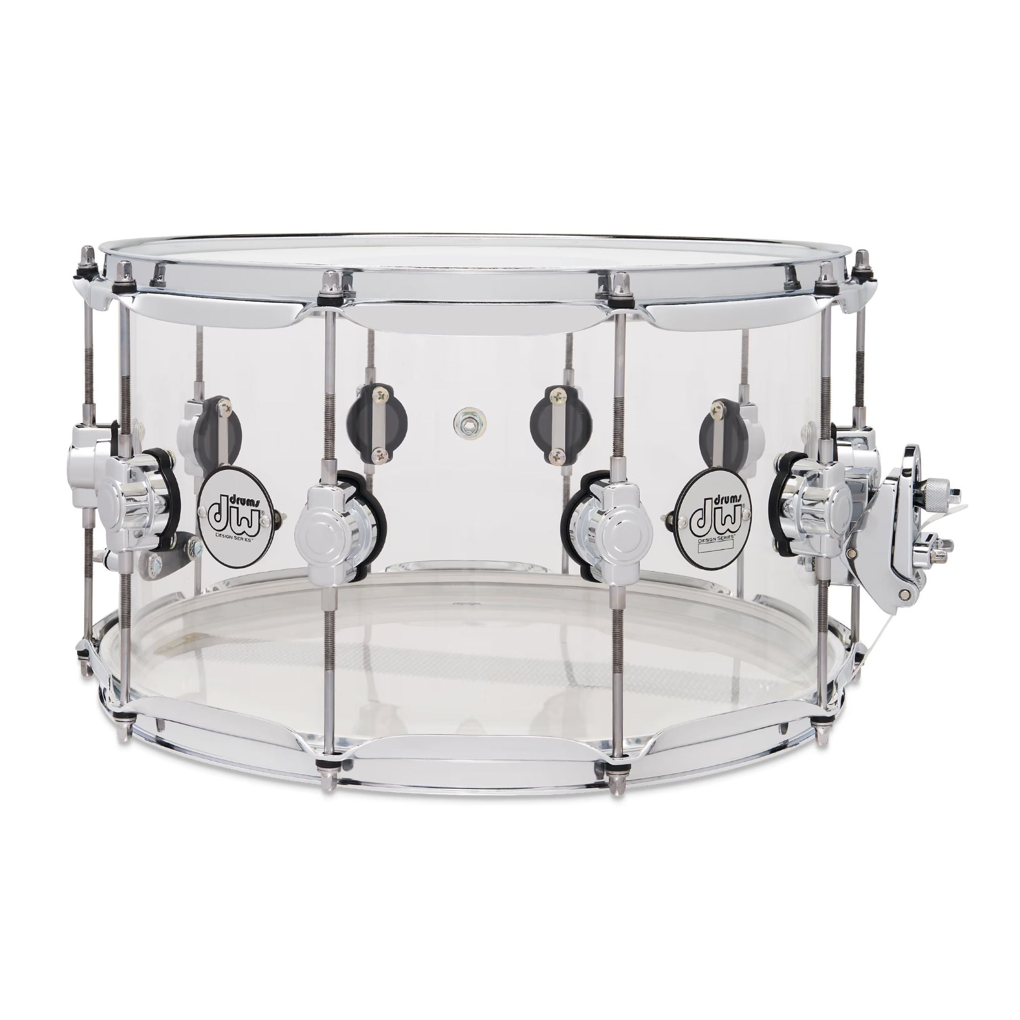 DW Drums Design Series® Caja 14"x 8" Acrilico Transparente