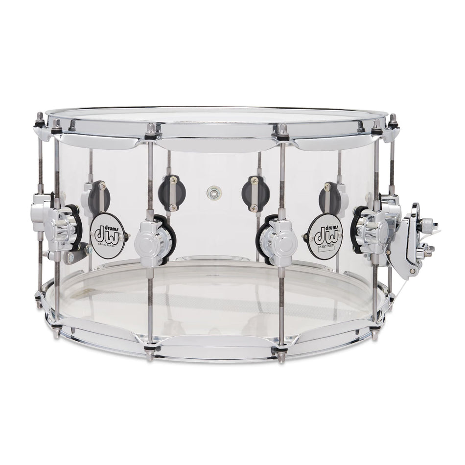 DW Drums Design Series Caja 14×8″ Acrílico Transparente