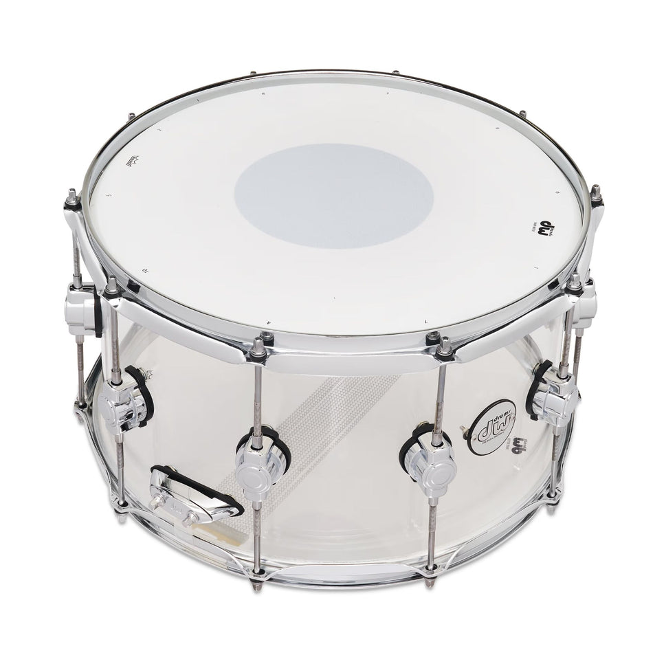 DW Drums Design Series Caja 14×8″ Acrílico Transparente