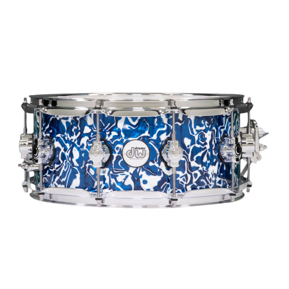 DW Drums Design Series Caja 14x6" Blue Lightning
