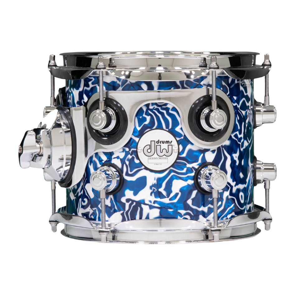 DW Drums Design Series Tom 8x7" Blue Lightning, STM