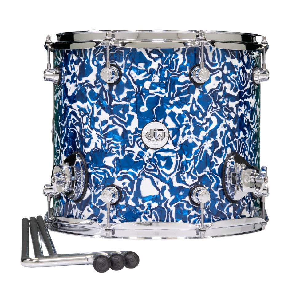 DW Drums Design Series Tom de Piso 14x12" Blue Lightning