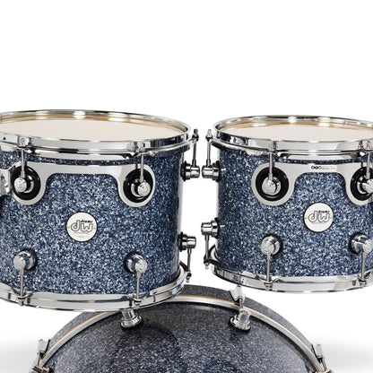 DW Drums Shellpack Design Series 4Pcs Blue Granite