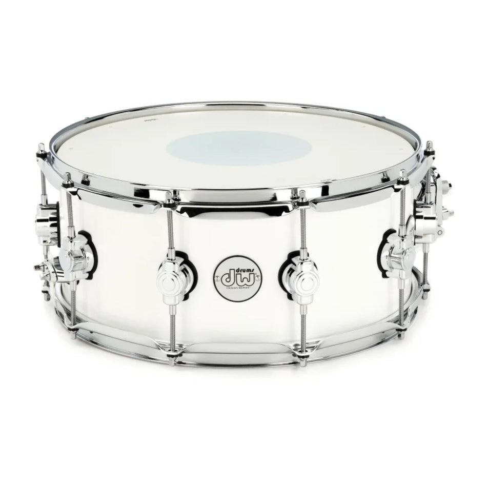 DW Drums Design Series® Caja 14"x6" Maple Gloss White