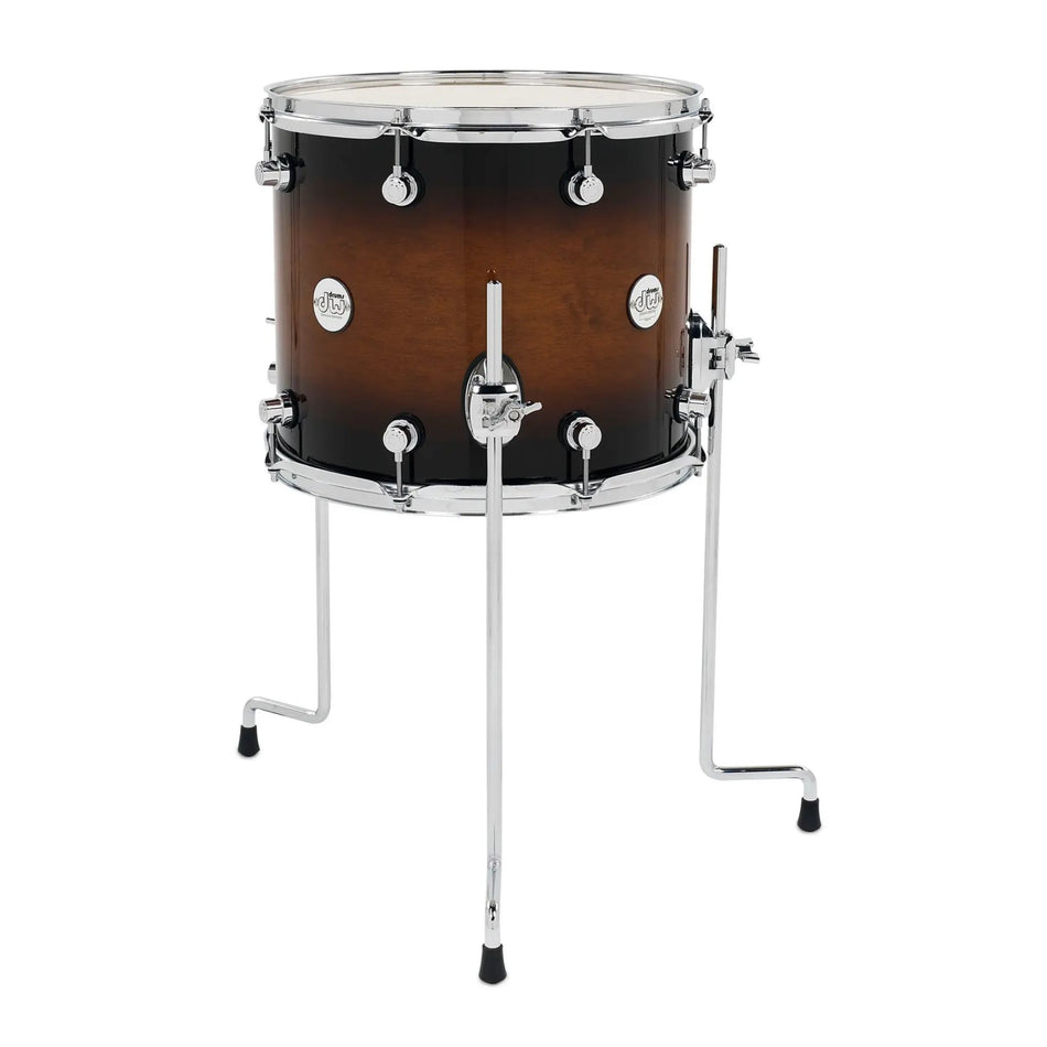 DW Drums Design Series® Tom de Piso 14x12" Maple Tobacco Burst