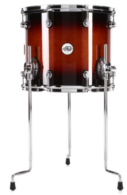 DW Drums Tom de Piso 14x12" Maple Tobacco Burst Serie Concept