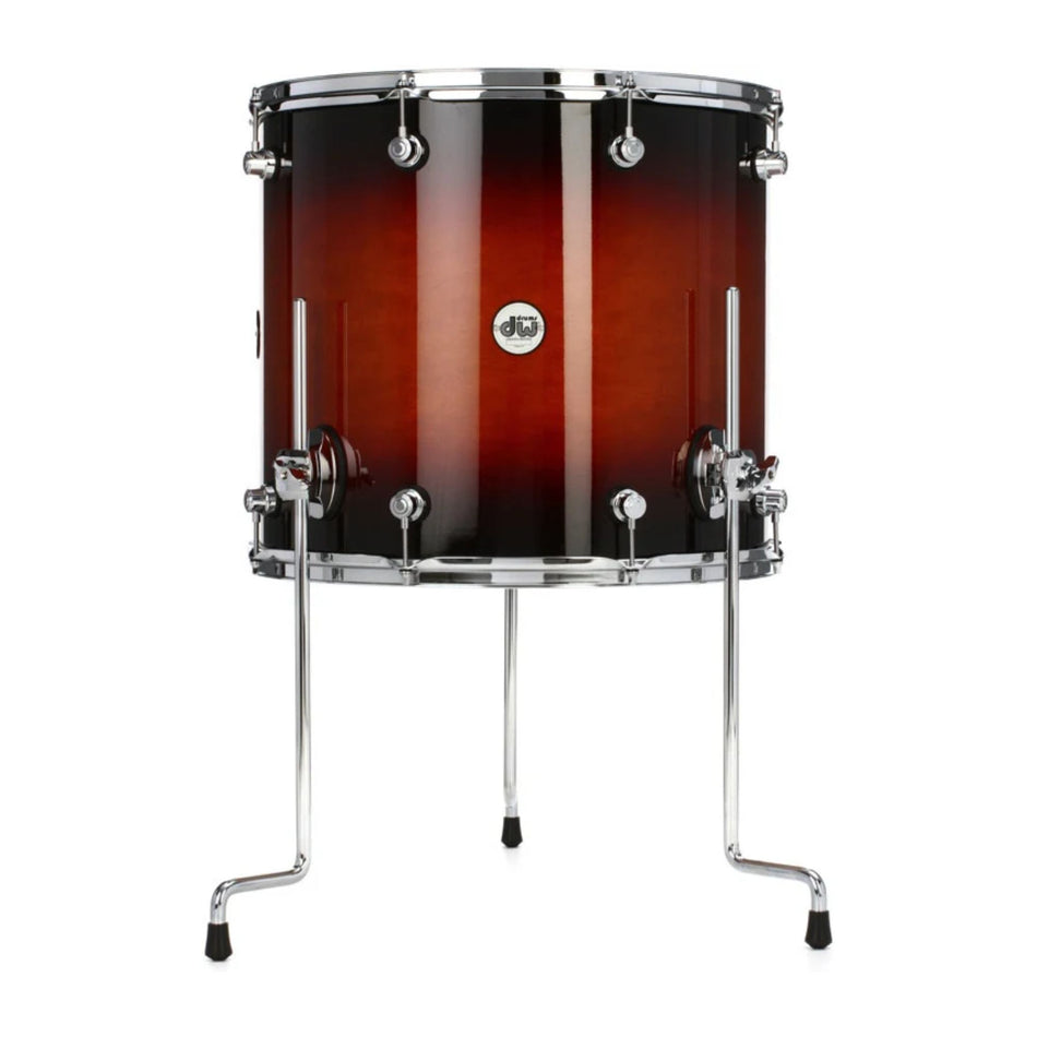 DW Drums Concept Series Tom de Piso 18x16" Maple Tobacco Burst