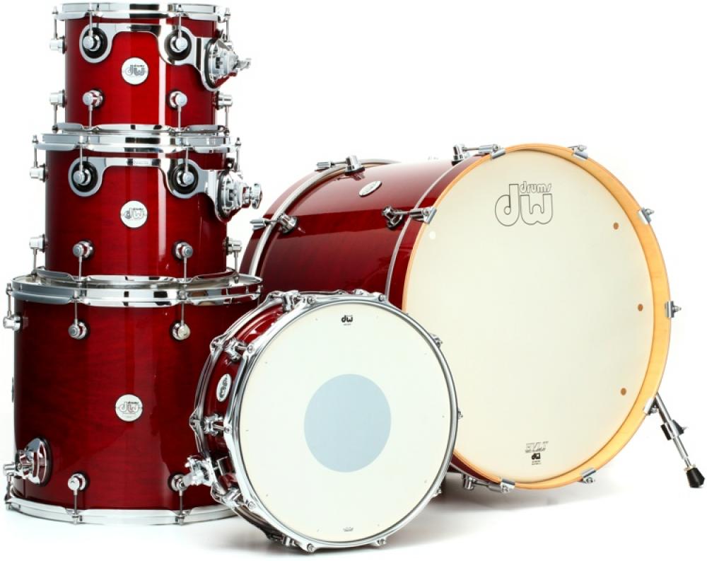 DW Drums DDLG2215CS Batería Acústica Design Maple Shellpack 5Pcs Cherry Satin