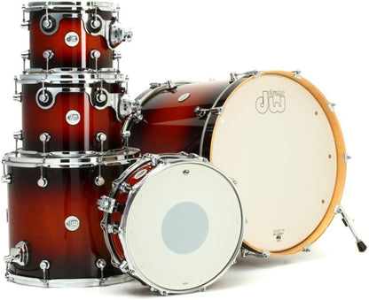 DW Drums DDLG2215TB Batería Acústica Design Maple Shellpack 5Pcs Tobacco Burst