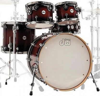 DW Drums DDLG2215TB Batería Acústica Design Maple Shellpack 5Pcs Tobacco Burst