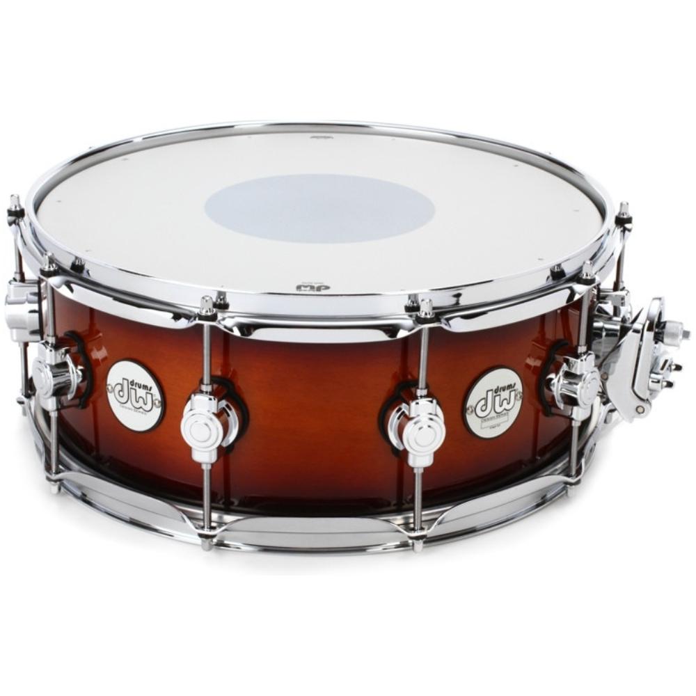 DW Drums DDLG5514SSTB Caja Design 14x5.5" Maple Tobacco Burst