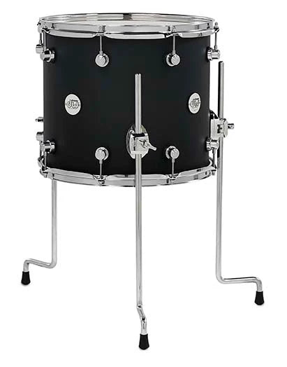 DW Drums DDLM1214TTBL Design Series Tom de Piso 14x12" Map