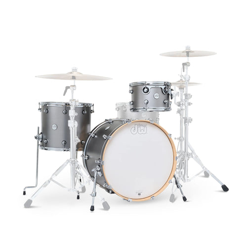 DW Drums Design Series Shellpack 3 Piezas Titanium Satin