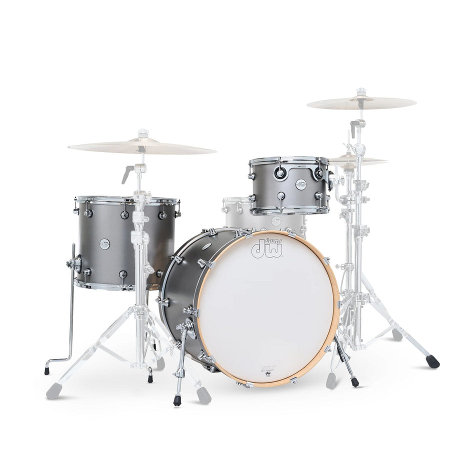 DW Drums Design Series Shellpack 3 Piezas Titanium Satin