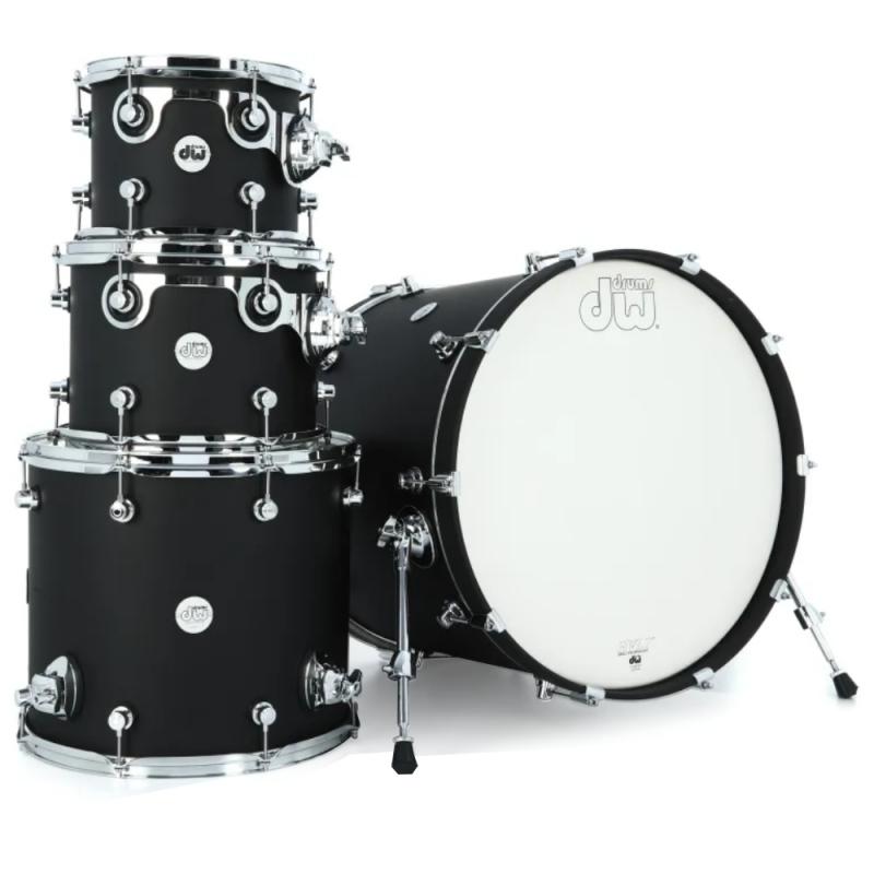 DW Drums Design Shellpack 4 Pcs Black Satin
